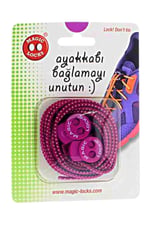 Magic Locks Unisex Bordo Günlük Ayakkabı Bağcığı 10A1
