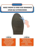 Magicfoot 3 Cm Boy Uzatıcı Tabanlık Ünisex Geliştirilmiş Tüm Ayakkabılarda Uyumlu Gizli Boy Yükseltici (40-45)