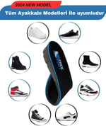 Magicfoot 3 Cm Boy Uzatıcı Tabanlık Ünisex Geliştirilmiş Tüm Ayakkabılarda Uyumlu Gizli Boy Yükseltici (40-45)