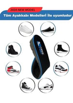 Magicfoot 3 Cm Boy Uzatıcı Tabanlık Ünisex Geliştirilmiş Tüm Ayakkabılarda Uyumlu Gizli Boy Yükseltici (40-45)