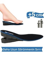 Magicfoot 5 Cm Boy Uzatıcı Tabanlık Ünisex Geliştirilmiş Özel Üretim Gizli Topuk Yükseltici (40-45)