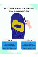 Magicfoot GelStep Günlük Yürüyüş Tabanlığı- Ortopedik - Koşu, Spor, Yürüyüş - Aktif Yaşam Tabanlık (40-45)