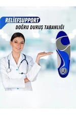 Magicfoot Reliefsupport Doğru Duruş Tabanlığı - Topuk Dikeni - Düz Tabanlık Ve Içe Basma Sorunları Önleyici (40-45)