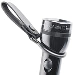 Maglite D-Cell El Feneri için Siyah Düz Deri Kemer Tutucu