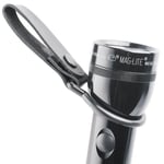 Maglite D-Cell El Feneri için Siyah Düz Deri Kemer Tutucu