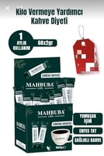 Mahbuba Hindiba Kahvesi Kilo Vermeye Yardımcı Diyet Kahvesi Zayıflama Detox Kahve 60x2gr 1 Aylık Kullanım