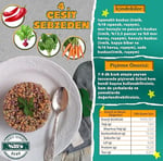 makarna lütfen! Karışık Sebzeli Kuskus %35 Sebze, 250 Gr