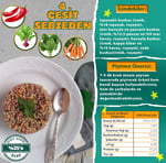 makarna lütfen! Karışık Sebzeli Kuskus %35 Sebze, 250 Gr