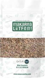 makarna lütfen! Organik Yeşil Mercimek (250 gram)