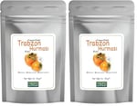 makarna lütfen! Trabzon Hurması Kuru Meyve Cipsi Dondurularak Kurutulmuş Freeze Dried Meyve Kıtırı (30 g) 2li paket