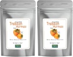 makarna lütfen! Trabzon Hurması Kuru Meyve Cipsi Dondurularak Kurutulmuş Freeze Dried Meyve Kıtırı (30 g) 2li paket