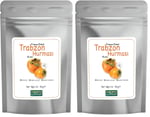 makarna lütfen! Trabzon Hurması Kuru Meyve Cipsi Dondurularak Kurutulmuş Freeze Dried Meyve Kıtırı (30 g) 2li paket