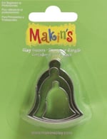 Makin temizlik malzemesi Clay kesiciler 3/Pkg-Bell
