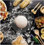 Makkam Home Hamur Matı (65X45, Siyah) - Seçenekler: 50X45, 60U x 45G cm, 65X45