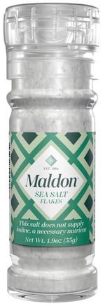 Maldon Sea Salt Flakes Deniz Tuzu Kristalleri, Değirmen Şişe, 55 g