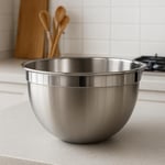 MallArt® 304 Paslanmaz Çelik Karıştırma ve Mikser Kasesi - 28 cm x 14.5 cm | Çok Amaçlı, Dayanıklı, Bulaşık Makinesine Uygun - Bedenler: 24 cm, 28 cm
