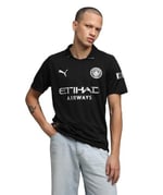 Manchester City 2025/26 Away Erkek Siyah Futbol Forma 78035002
