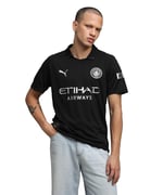 Manchester City 2025/26 Away Erkek Siyah Futbol Forma 78035002