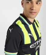 Manchester City Away Erkek Mavi Futbol Forma 77508602