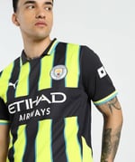 Manchester City Away Erkek Mavi Futbol Forma 77508602