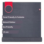 Manduka eko superlite yoga matı – 1,5 mm doğal kauçuk | katlanabilir ve seyahate uygun | yumuşak dokulu yüzey | çevre dostu