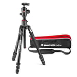 Manfrotto Befree GT XPRO 4 Bölümlü Alüminyum Seyahat Tripod MH496 Bilyeli Başlı