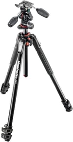 Manfrotto MK190XPRO3-BHQ2 Dijital Film/Kamera Siyah Tripod - Tripod (Dijital/Film Kamerası, 7 kg, 3 Ayak), 171,5 cm, Siyah, Alüminyum) - Seçenekler: Alüminyum 3 Segm Kit Küre Başlı...