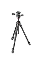 Manfrotto MK290DUA3-3W 290 DUAL Kit Alüminyum 3 Segmanlı (90 Derece Orta Sütun, 3 Yönlü Eğme) - Seçenekler: Tek kişilik