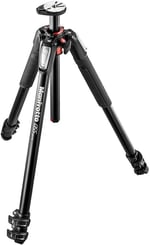 Manfrotto MT055XPRO3 055 Alüminyum Tripod (3 Segment Dahil), Siyah