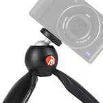 Manfrotto MTPIXIMII-B PIXI Masa Tripodu, 1 kg'a kadar, Kompakt ve sistem kameralar için, Siyah