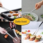Mangal Maşa Cımbızı paslanmaz çelik mangal chef maşası, profesyonel mutfak cımbızı, uzun saplı gıda cımbızı, çok fonksiyonlu mangal cımbızı,barbekü maşası 30 cm