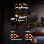 MAONO PD200W Hibrit Kablosuz Podcast Mikrofon, PC için XLR USB Dinamik Mikrofon Seti, Bom Kolu, Yazılım, Gürültü Engelleme, Vokal Kayıt, Akış, İçerik Oluşturma, Ev Stüdyosu, Seslendirme için