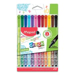 Maped 749652 Felt Tıp 12 Renk Keçeli Kalem
