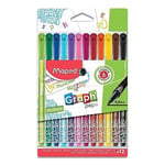 Maped 749652 Felt Tıp 12 Renk Keçeli Kalem