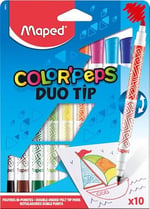 MAPED 849010 COLOR PEPS DUO 10 RENK KEÇELİ KALEM