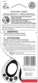 Maped Helix USA Koopy Spring-Assisted Educational makas, 5 (470249) by Maped