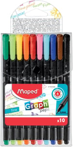 Maped Ofis Ve Kırtasiye 749150 Keçeli Kalem 10'lu Paket - Seçenekler: 10 adet, Kompakt, 20 Adet
