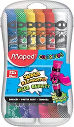 Maped Ofis Ve Kırtasiye 810520 Guaj Boya, 12'li
