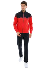 Maraton Sportswear Erkek Dik Yaka Düz Paça Eşofman Takımı