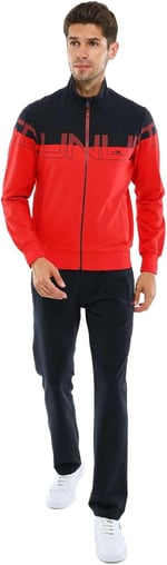 Maraton Sportswear Erkek Dik Yaka Düz Paça Eşofman Takımı