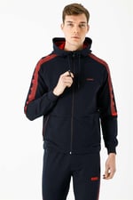 Maraton Sportswear Erkek Kapüşonlu Eşofman Üstü