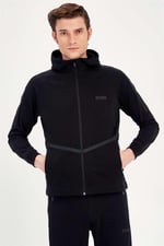 Maraton Sportswear Erkek Kapüşonlu Eşofman Üstü