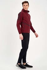 Maraton Sportswear Erkek Kapüşonlu Eşofman Üstü