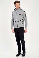 Maraton Sportswear Erkek Kapüşonlu Eşofman Üstü