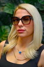 MARISOL Marka MRS New York C28 KAHVERENGİ KEMİK Cerceve KAHVRENGİ Cam Güneş Bayan Gözlügü