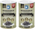 Marmarabirlik Doğal Salamura Siyah Zeytin, 800 Gr, 2'li Paket