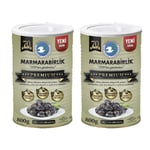 Marmarabirlik Doğal Salamura Siyah Zeytin, 800 Gr, 2'li Paket