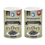 Marmarabirlik Doğal Salamura Siyah Zeytin, 800 Gr, 2'li Paket
