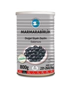 Marmarabirlik Salamura Siyah Zeytin Teneke (L) 800 Gr