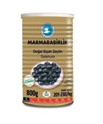 Marmarabirlik Salamura Siyah Zeytin Teneke (XL) 800 Gr